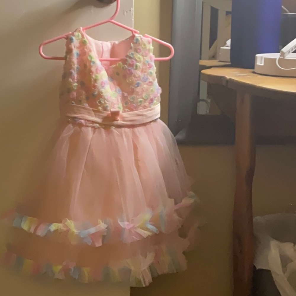 Little girl dress 2t never used